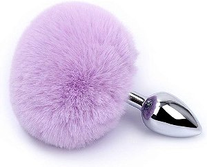 PLUG ANAL POMPOM - TAMANHO: P