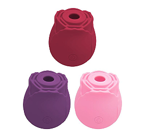 ROSA ESTIMULADORES DE CLITÓRIS - PULSAÇÃO - 10 MODOS - VERMELHO