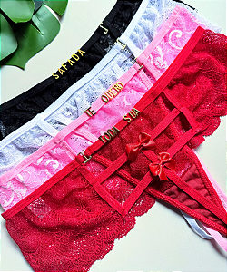 CALCINHA SAINHA PARA PERSONALIZAR (TAMANHO: U) - *LETRAS VENDIDAS SEPARADAMENTE*