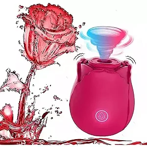 ROSA ESTIMULADOR DE CLITÓRIS - PULSAÇÃO - 7 MODOS - VERMELHO