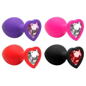 @ PLUG ANAL SILICONE CORAÇÃO - TAMANHO G