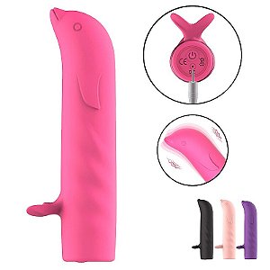 VIBRADOR DE PONTO G - GOLFINHO - RECARREGÁVEL