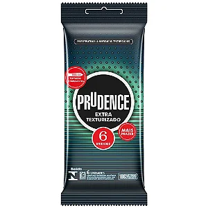 PRESERVATIVO TEXTURIZADO - 6 UNID PRUDENCE