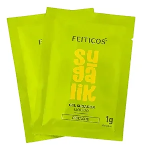 SACHÊ - SUGALIK - SUGADOR LIQUIDO 1g (unidade / sabor: pistache)