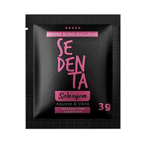 SACHÊ SEDENTA SELVAGEM - AQUECE E VIBRA 3g