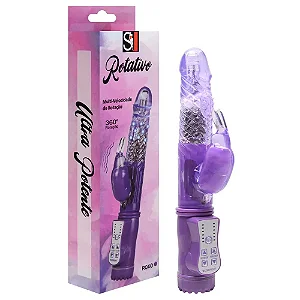 VIBRADOR ROTATIVO (RABBIT) 36 VIBRAÇÕES - ROXO (5168)