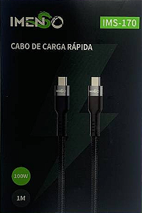 CABO DE DADOS 100W - TIPO C - IMENSO - IMS-170