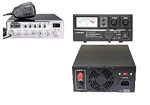 Radio px voyager  aeres 2 + fonte 20 amperes voyager