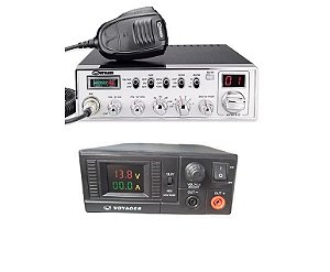 DUPLICADO - Radio px voyager aeres 2 + fonte 20 amperes voyager