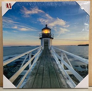 Quadro Poster Led (fzf - 1505 Farol Iluminado)