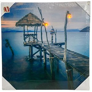 Quadro Poster Led (fzf - 1509 Cais Rústico)