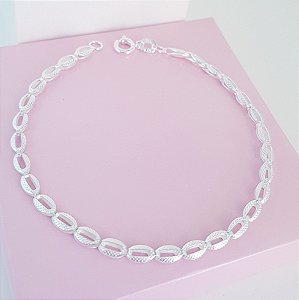 Pulseira Esteira Prata 925
