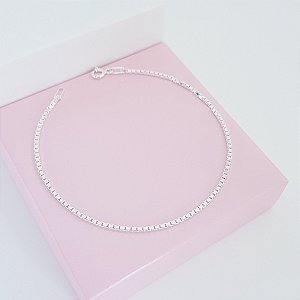Pulseira Veneziana 1mm Prata 925