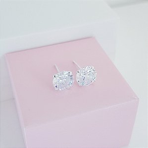 Brinco Ponto de Luz Zirconia Prata 925