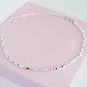 Pulseira Elos Laminados Prata 925