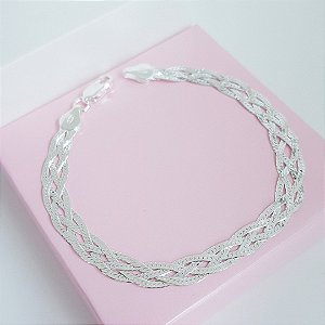 Pulseira 4 Fios Trançados