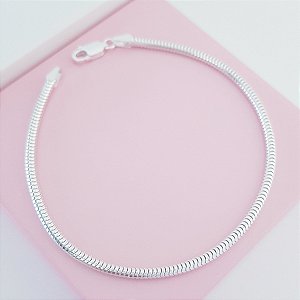 Pulseira Rabo de Rato 2mm Prata 925