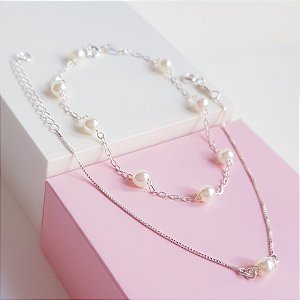 Pulseiras Pérolas Prata 925