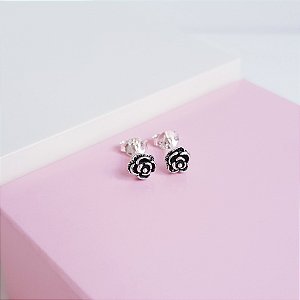 Brinco Flor Delicada Prata 925