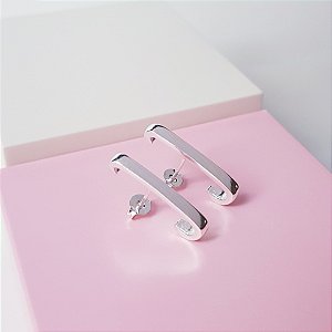 Brinco EarHook Prata 925
