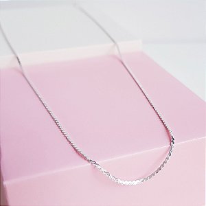 Colar Fio Laminado Prata 925