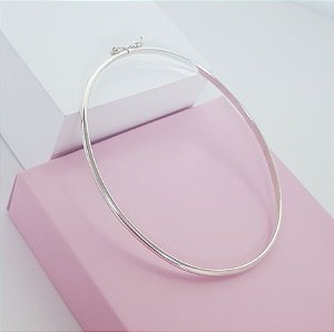 Bracelete Fio 1,5mm Redondo 60mm Diâmetro em Prata 925