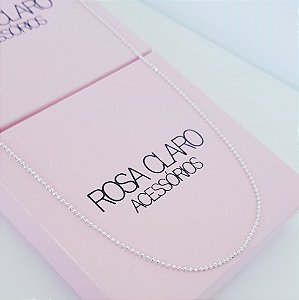 Corrente Bolinhas Prata 925