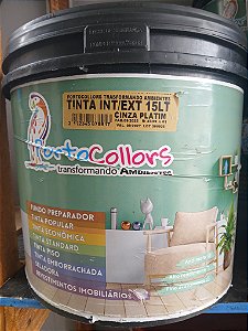 TINTA PORTOCOLLORS STANDARD INT/EXT 15L CINZA PLATINA