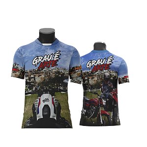 Camiseta Camisa Grau é Arte Becos E Vielas Moto Bololo 01 em