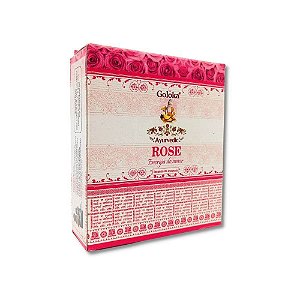 Incenso Cone Rose (Amor) - Goloka