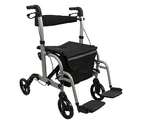 Andador com cadeira de rodas D15 - Dellamed