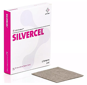 Curativo Hidroalginato Silvercel 11X11cm (unidade) - Systagenix 3M