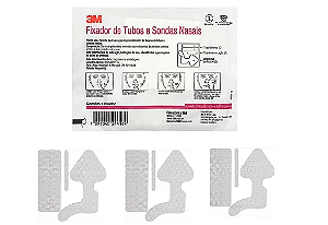 Fixador de Tubos e Sondas Nasais (kit com 3 unidades)  - 3M