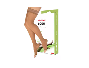 Meia de Compressão Venosan 6000 20-30 mmHg 7/8 AGH Meia-Coxa Bege - Venosan