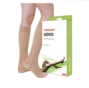 Meia de Compressão Venosan 6000 20-30 mmHg 3/4 AD Panturrilha Bege - Venosan