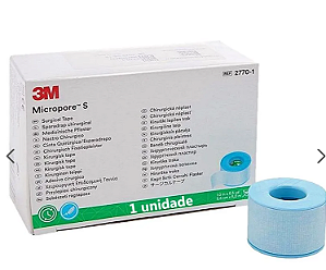 Fita Silicone Micropore S Remoção Suave 5cmx5m - 3M
