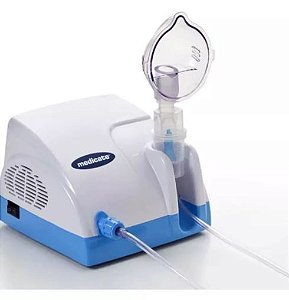 Inalador Nebulizador Adulto e Infantil Turbo Bivolt - Medicate