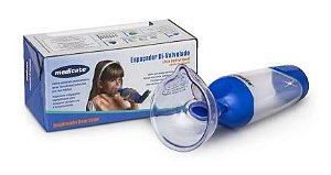 Espaçador (bombinha) para Medicamentos Bivalvulado Adulto e Infantil - Medicate