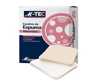 Curativo de Espuma Absorvente 10cmX10cm (unidade) - Missner