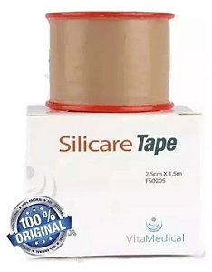 Fita Adesiva de Silicone para Cicatriz Silicare Tape 2,5cmX1,5m - Vita Medical