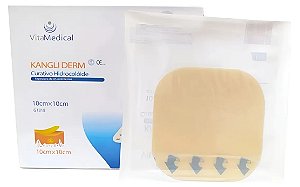 Curativo Hidrocoloide Extra-Fino Kangli Derm 10cmX10cm (unidade) - Vita Medical