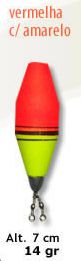 Bóia Mini Balão - N34 Vermelho - 14g