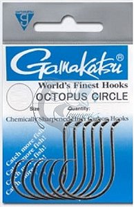 Anzol Gamakatsu Octopus Circle 4x - Escolha o Tamanho