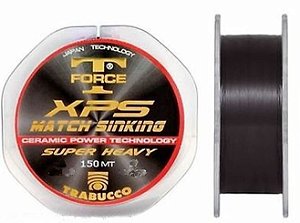 Linha Monofilamento Trabucco T-Force Match-Sink 150 Metros 0,25mm Preta