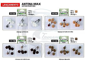 Anteninha Barão HULK - Anzol Sasame 6x - Escolha modelo