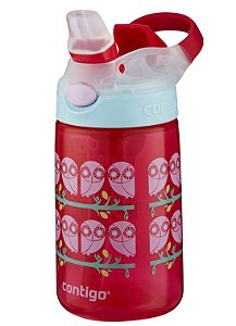 SQUEEZE INFANTIL GIZMO FLIP ROSA DEC CORUJA 414ML