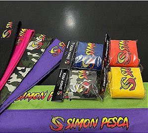 Capas de vara Simon Pesca - Escolha tamanho e cores
