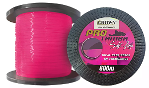 LINHA CROWN PRO TAMBA ROSA 600M - ESCOLHA A BITOLA