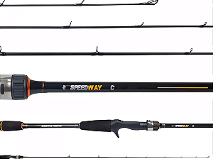 Vara de carretilha SPEEDWAY 2-6lbs C601 4-8G - albatroz fishing