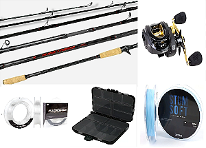 Kit Completo P/ Pesca Rk Fishing